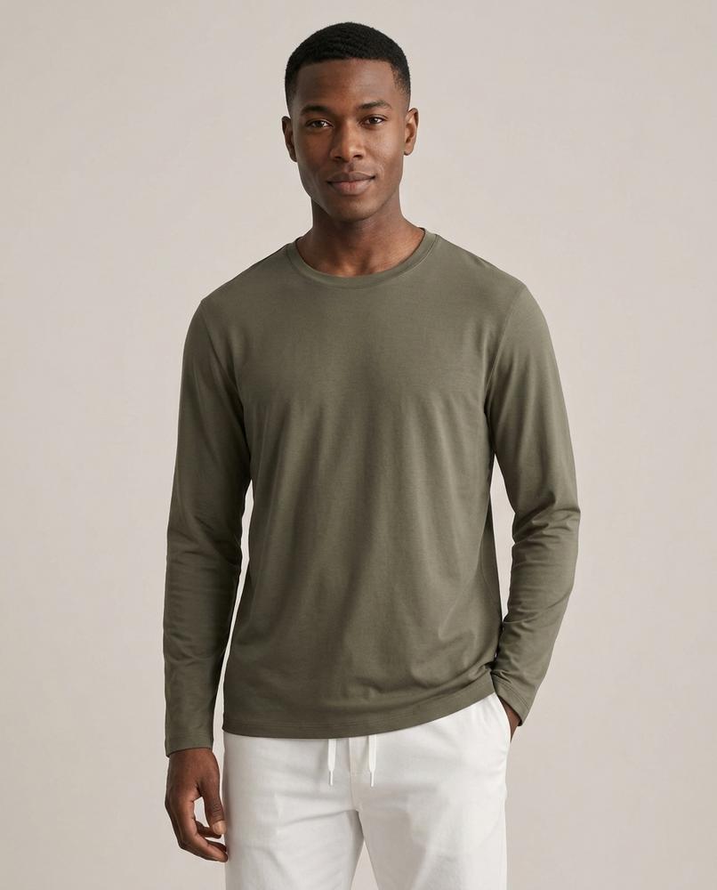 Lands Fashion - Kevon | Long-Sleeved Round-Neck T-Shirt Men