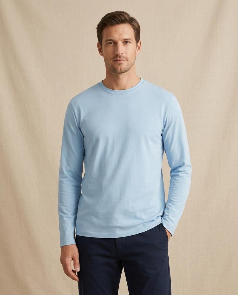 Lands Fashion - Kevon | Long-Sleeved Round-Neck T-Shirt Men