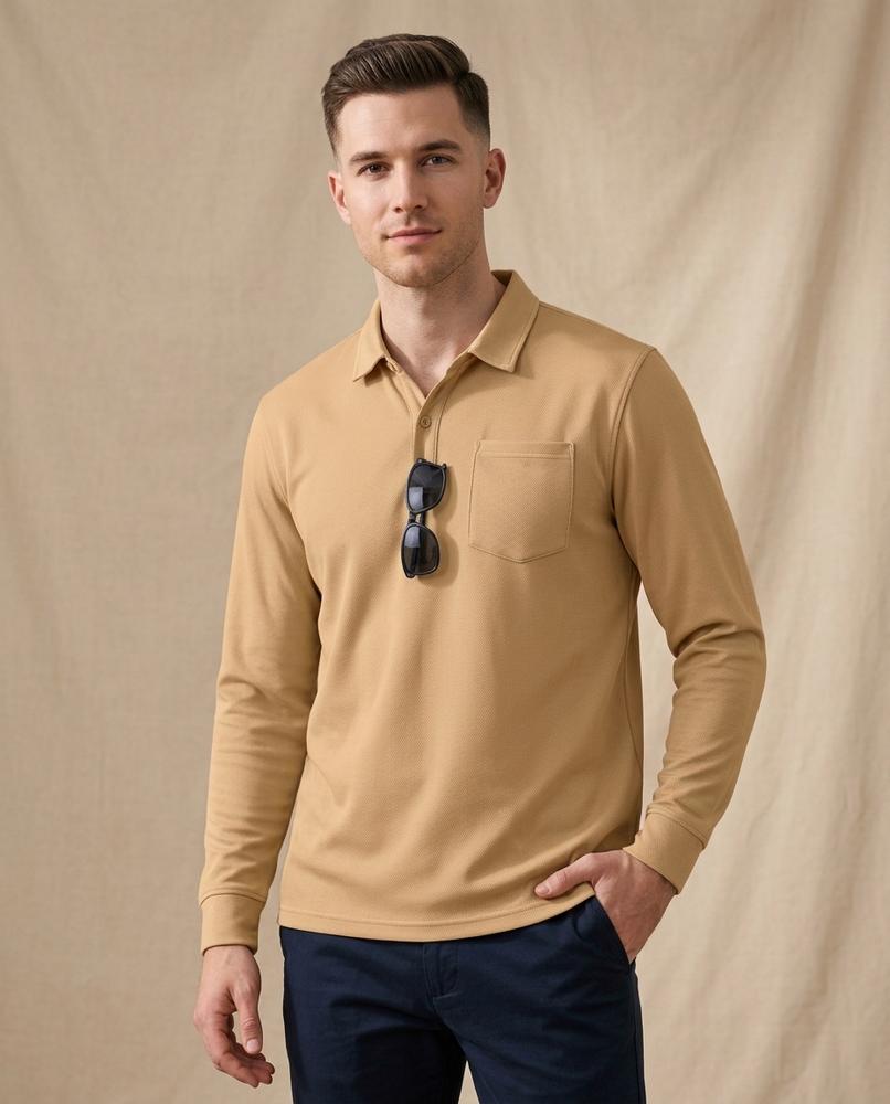 Lands Fashion - Dusol | Long-Sleeved Pocketed Shirt Men