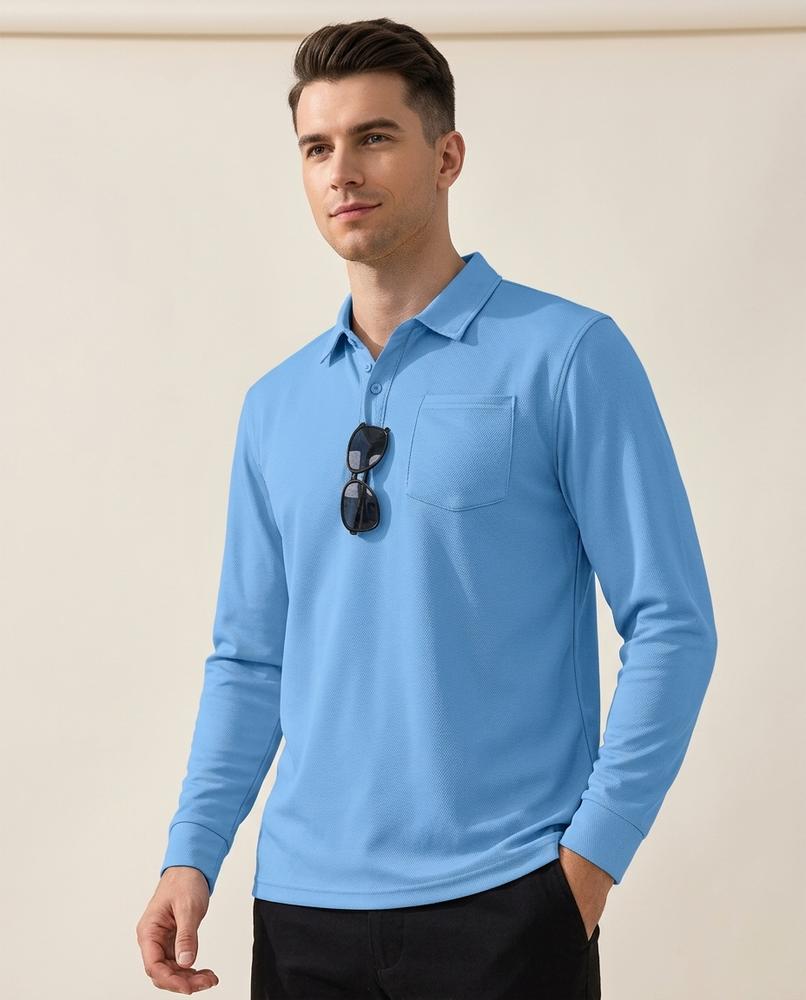 Lands Fashion - Dusol | Long-Sleeved Pocketed Shirt Men