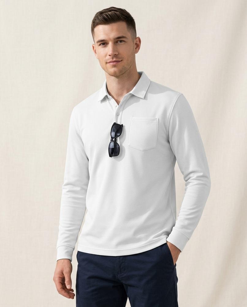 Lands Fashion - Dusol | Long-Sleeved Pocketed Shirt Men
