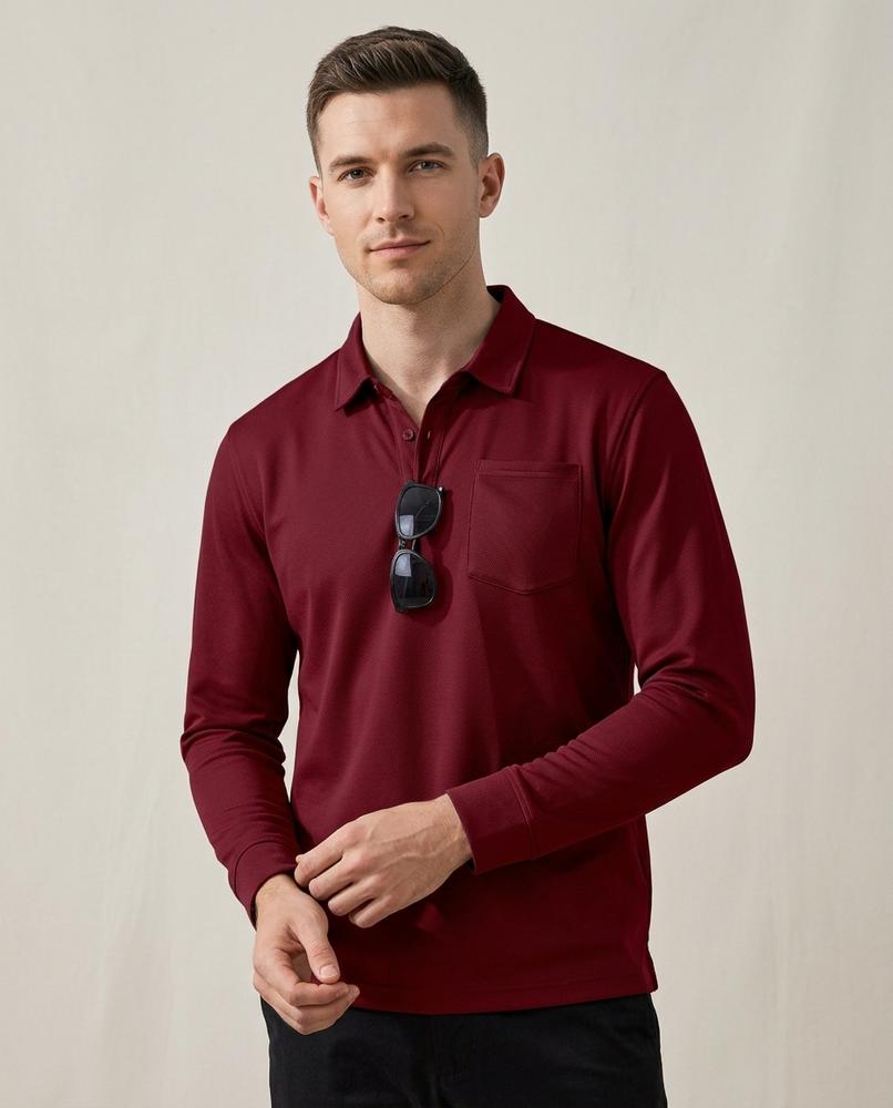 Lands Fashion - Dusol | Long-Sleeved Pocketed Shirt Men