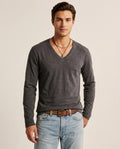 Lands Fashion - Dopir | V-Neck Long-Sleeved T-Shirt Men
