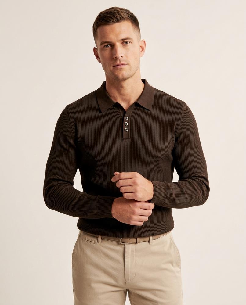 Lands Fashion - Kadat | Ribbed Short-Sleeved Shirt Men