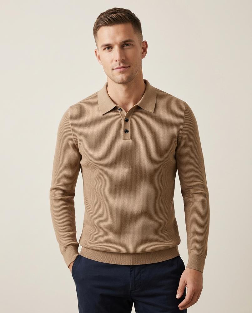 Lands Fashion - Kadat | Ribbed Short-Sleeved Shirt Men
