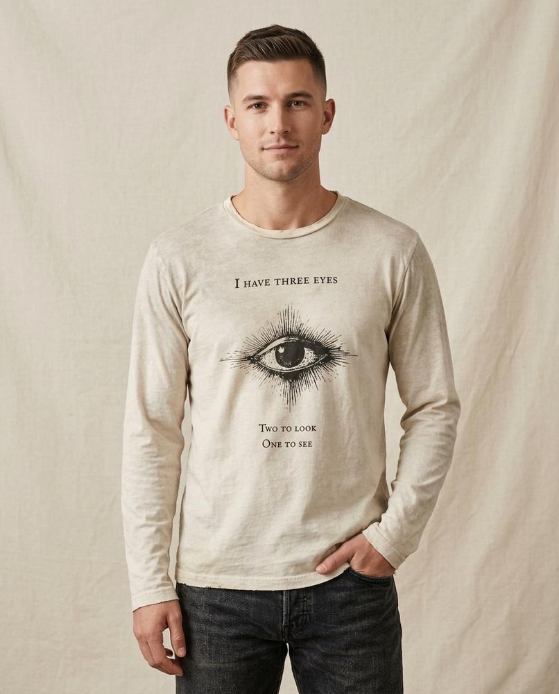 Lands Fashion - Norav | Graphic-Print Long-Sleeved T-Shirt Men