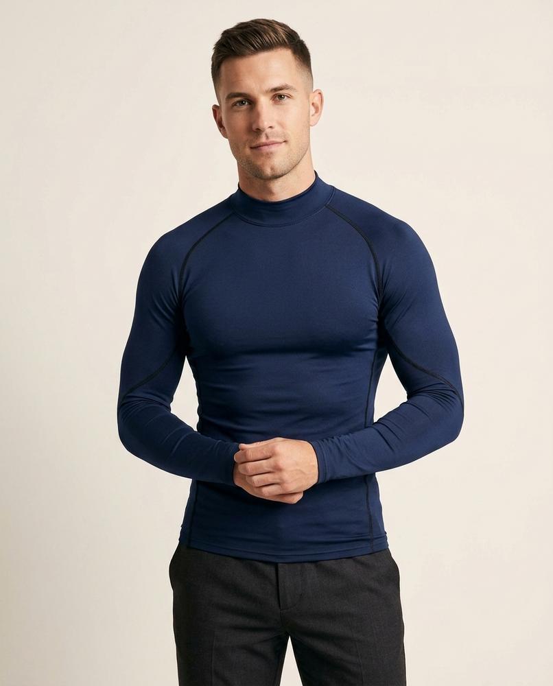 Lands Fashion - Tabom | Mock Neck Long-Sleeved Top Men