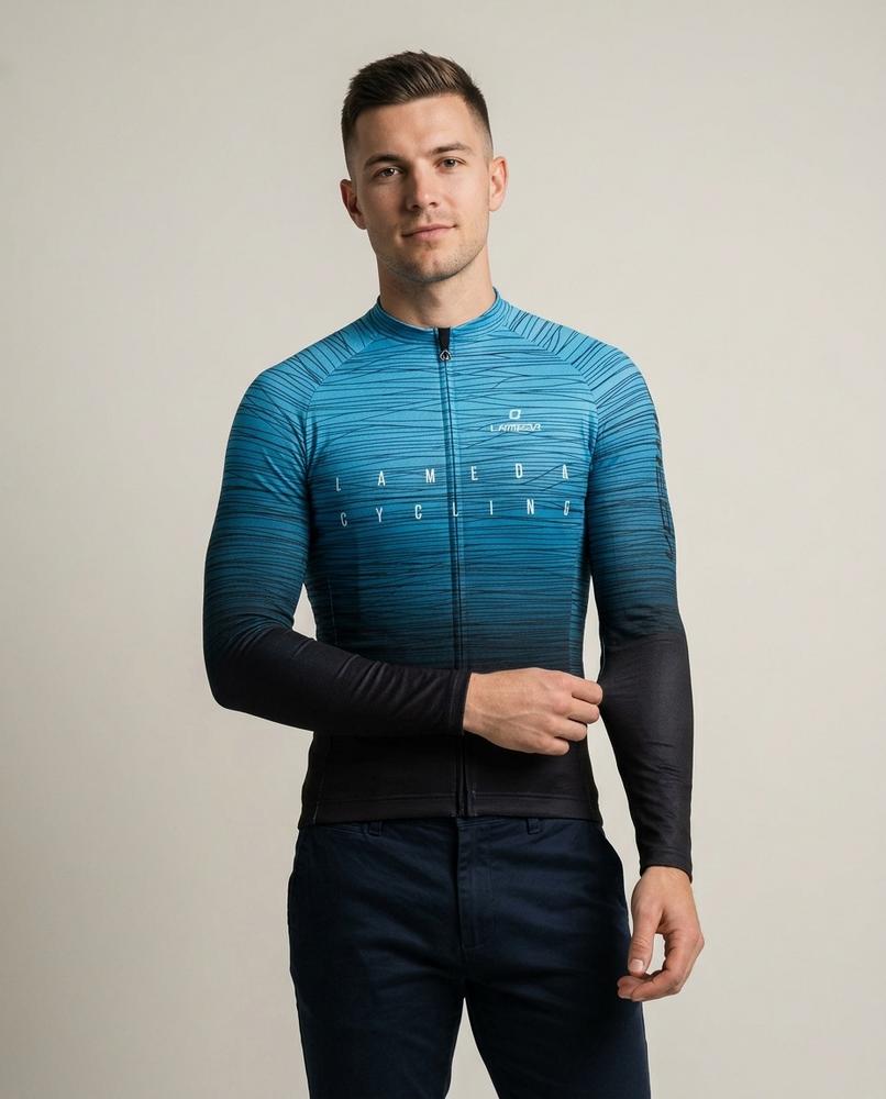 Lands Fashion - Muvun | Long-Sleeved Zip-Up Shirt Men