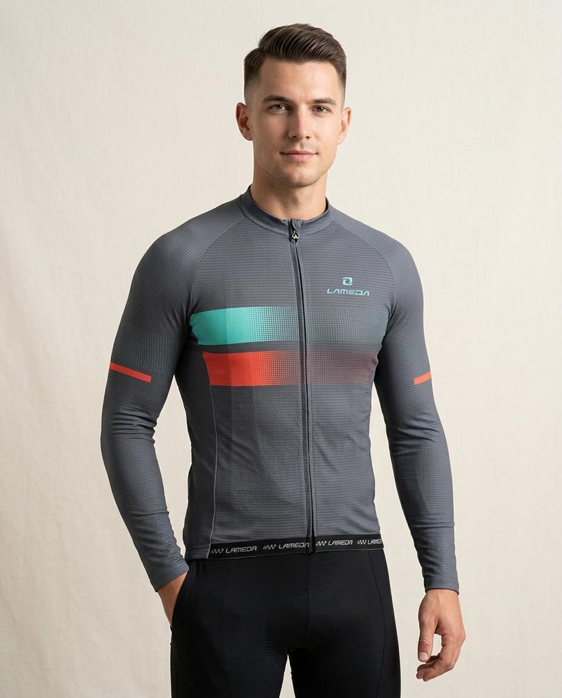 Lands Fashion - Muvun | Long-Sleeved Zip-Up Shirt Men