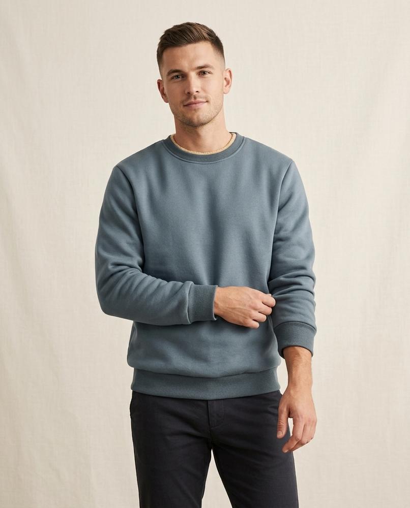 Lands Fashion - Sobid | Crewneck Long-Sleeved Sweatshirt Men