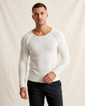 Lands Fashion - Mezus | Rib-Knit Slim-Fit Sweater Men