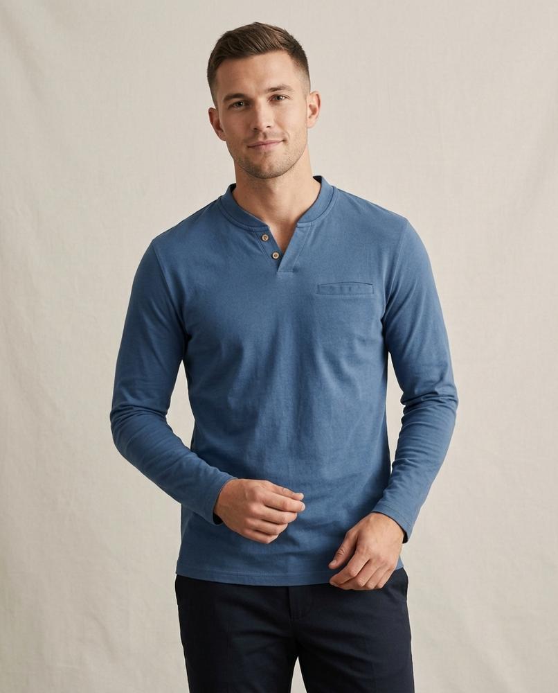 Lands Fashion - Ronon | Long-Sleeved Slim-Fit Shirt Men