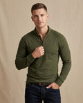 Lands Fashion - Lumiv | Quarter-Zip Ribbed-Panel Sweatshirt Men