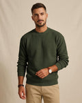 Lands Fashion - Eozir | Waffle-Knit Crewneck Sweater Men