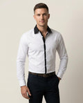 Lands Fashion - Covin | Fitted Two-Tone Shirt Men