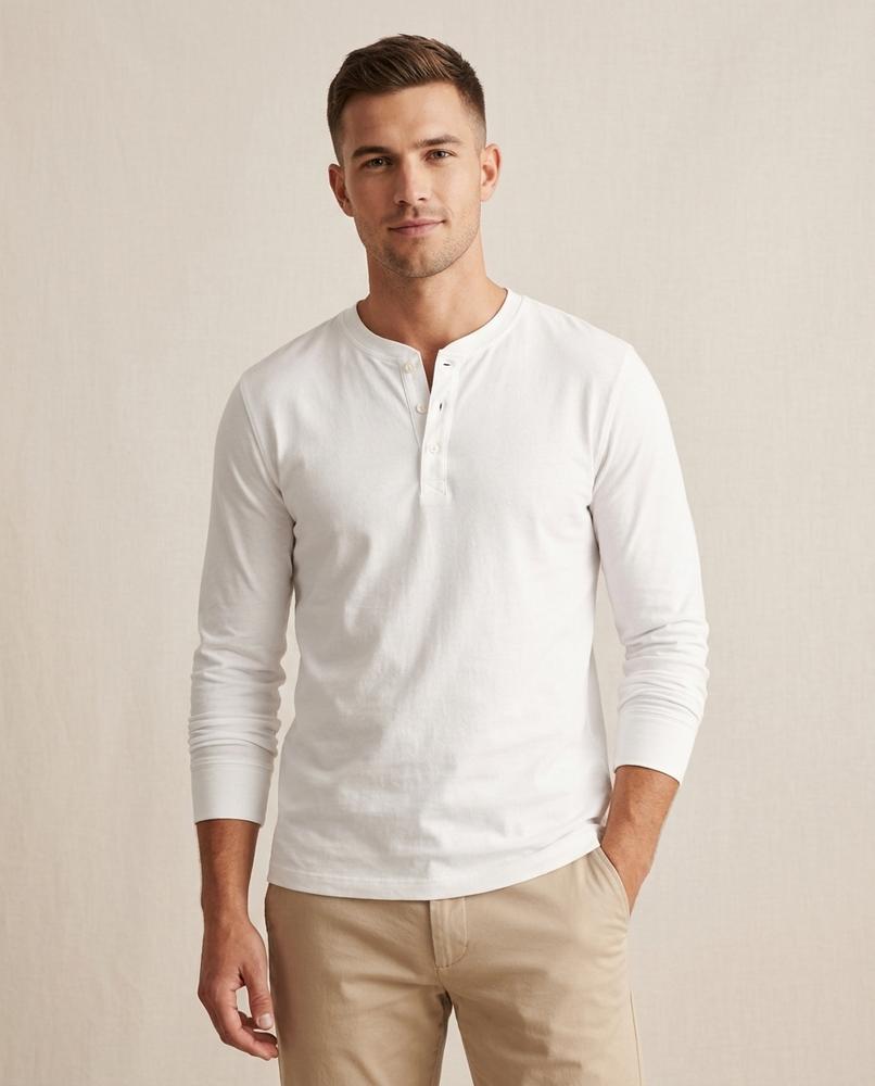 Lands Fashion - Dofim | Slim-Fit Buttoned Shirt Men