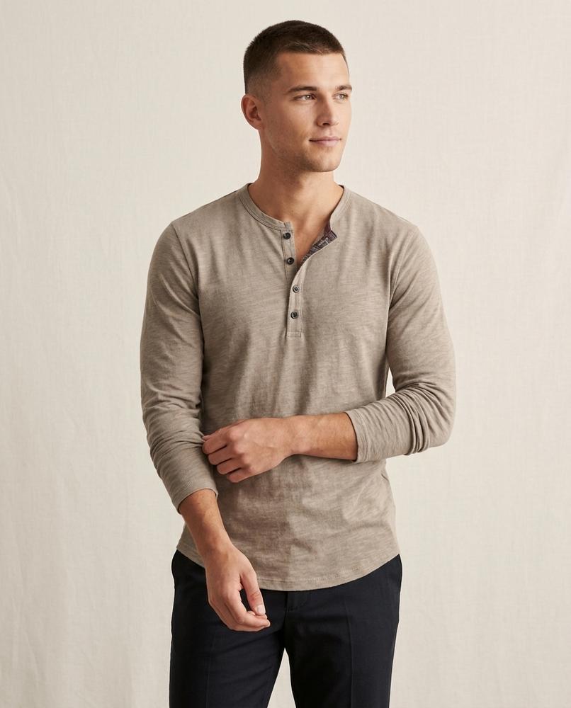 Lands Fashion - Cevir | Long-Sleeved Buttoned T-Shirt Men
