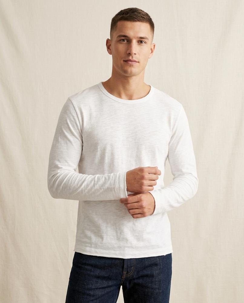 Lands Fashion - Kezok | Long-Sleeved Scoop Neck T-Shirt Men
