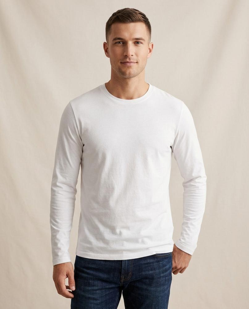 Lands Fashion - Cages | Long-Sleeved Crewneck T-Shirt Men