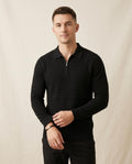 Lands Fashion - Rohuv | Zip-Neck Textured Sweater Men