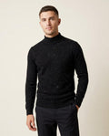 Lands Fashion - Lerem | Speckled Turtleneck Sweater Men