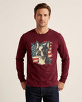 Lands Fashion - Ausek | Long-Sleeved Printed T-Shirt Men