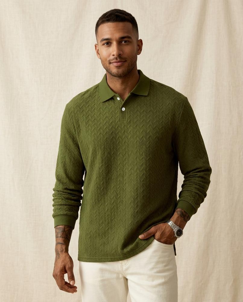 Lands Fashion - Dumus | Textured Long-Sleeved Sweater Men