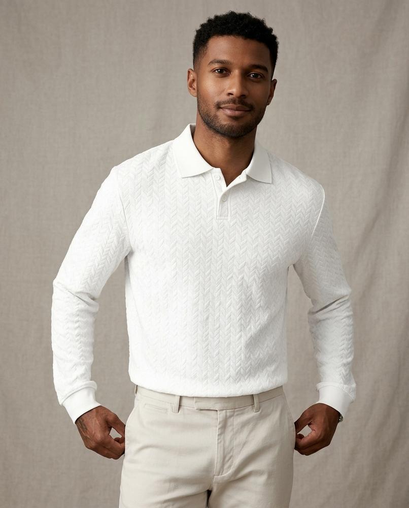 Lands Fashion - Dumus | Textured Long-Sleeved Sweater Men