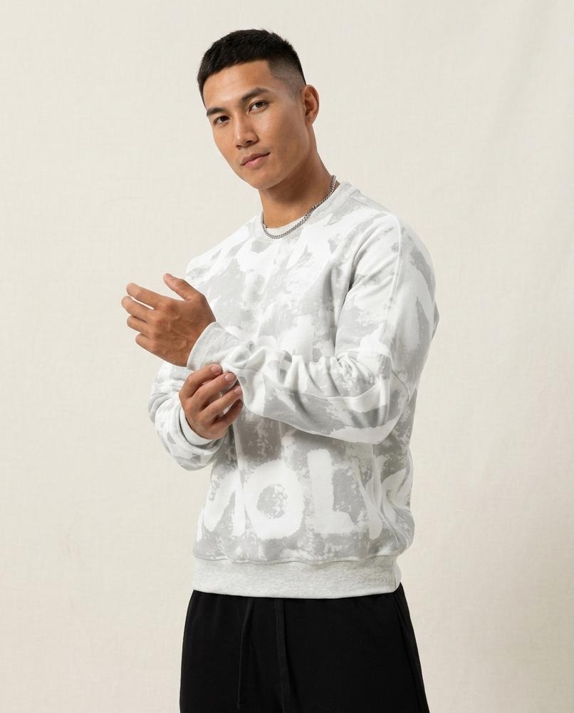 Lands Fashion - Lehud | Patterned Crewneck Sweatshirt Men