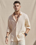 Lands Fashion - Eepul | Linen-Blend Relaxed-Fit Shirt Men