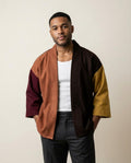 Lands Fashion - Zokav | Color-Block Open-Front Jacket Men