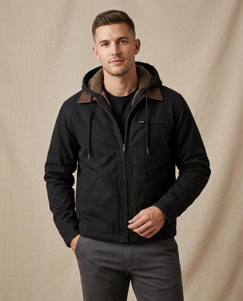 Lands Fashion - Yiwel | Hooded Lined Jacket Men