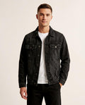 Lands Fashion - Zusos | Distressed Button-Front Denim Jacket Men