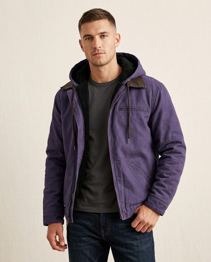 Lands Fashion - Yiwel | Hooded Lined Jacket Men