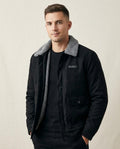 Lands Fashion - Yihod | Fleece-Lined Suede-Effect Jacket Men