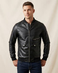 Lands Fashion - Cubor | Embossed Bomber-Style Jacket Men