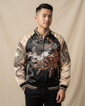 Lands Fashion - Domer | Embroidered Satin Jacket Men