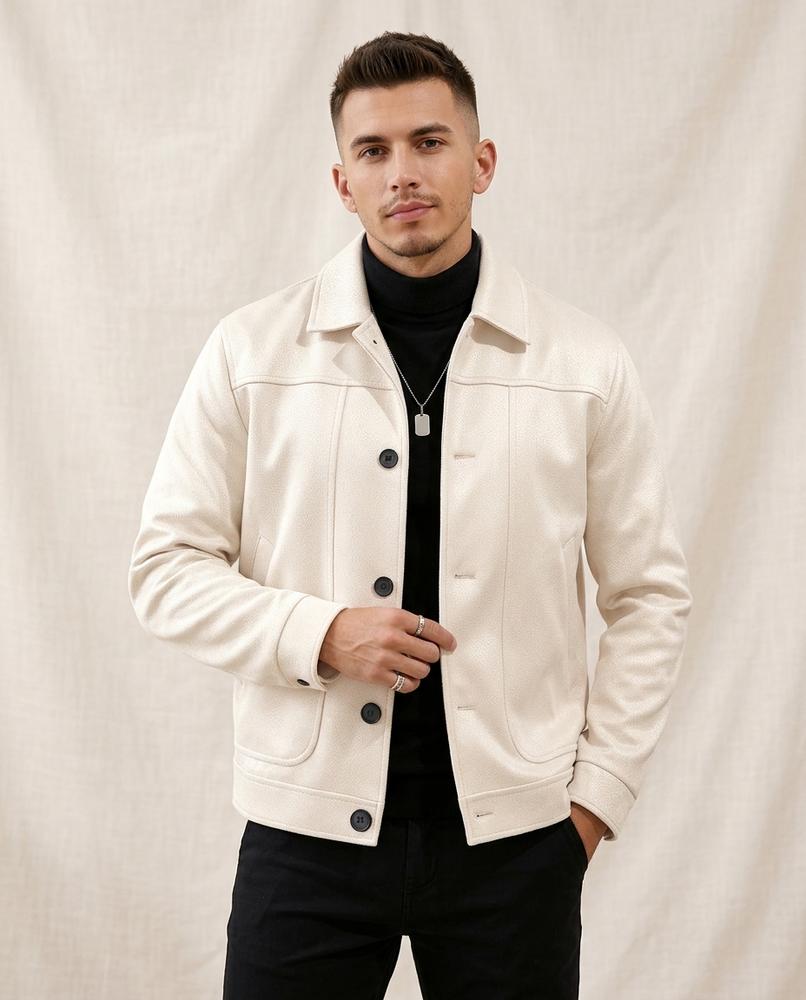 Lands Fashion - Yobam | Buttoned Textured Jacket Men