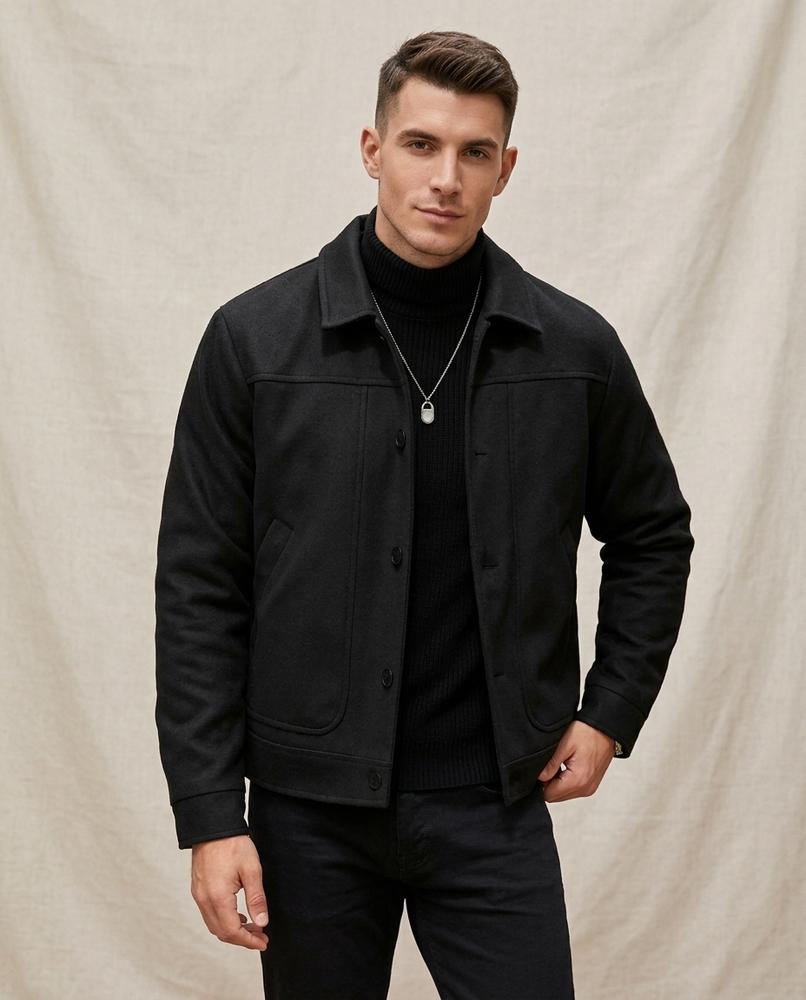 Lands Fashion - Yobam | Buttoned Textured Jacket Men