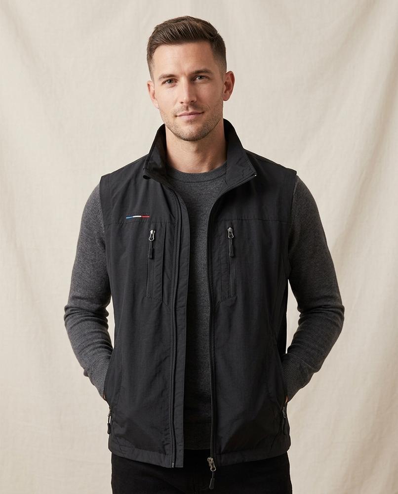 Lands Fashion - Comil | Zip-Up Multi-Pocket Vest Men