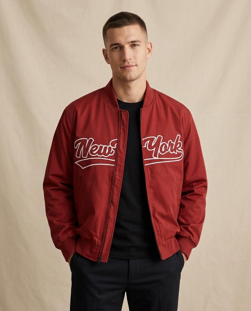 Lands Fashion - Lonik | Graphic Zip-Up Jacket Men