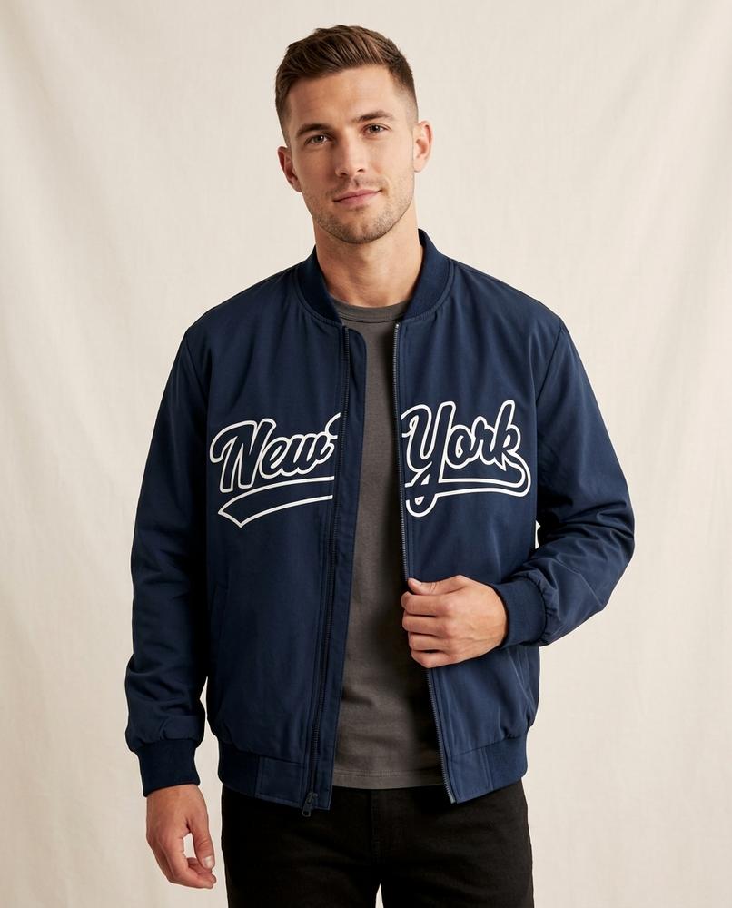 Lands Fashion - Lonik | Graphic Zip-Up Jacket Men