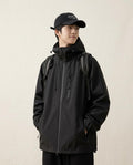 Lands Fashion - Letam | Hooded High-Collar Jacket Men