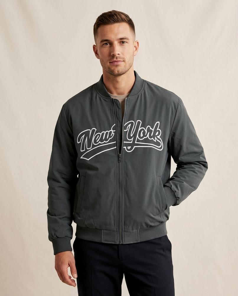 Lands Fashion - Lonik | Graphic Zip-Up Jacket Men