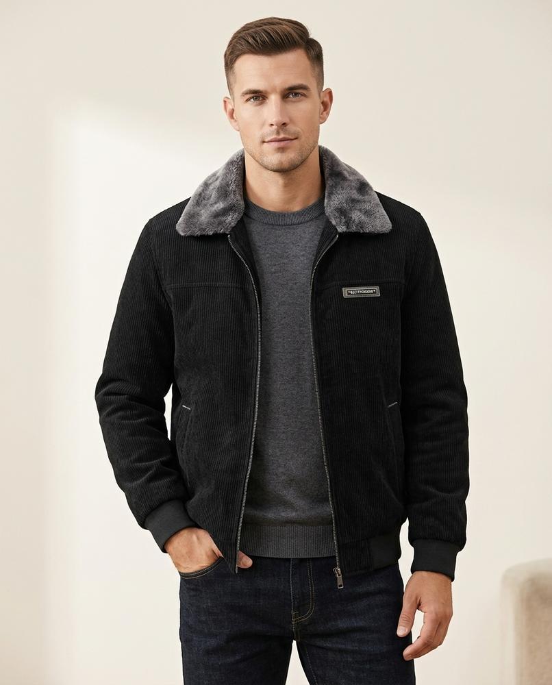 Lands Fashion - Nadis | Corduroy Fleece-Collar Jacket Men