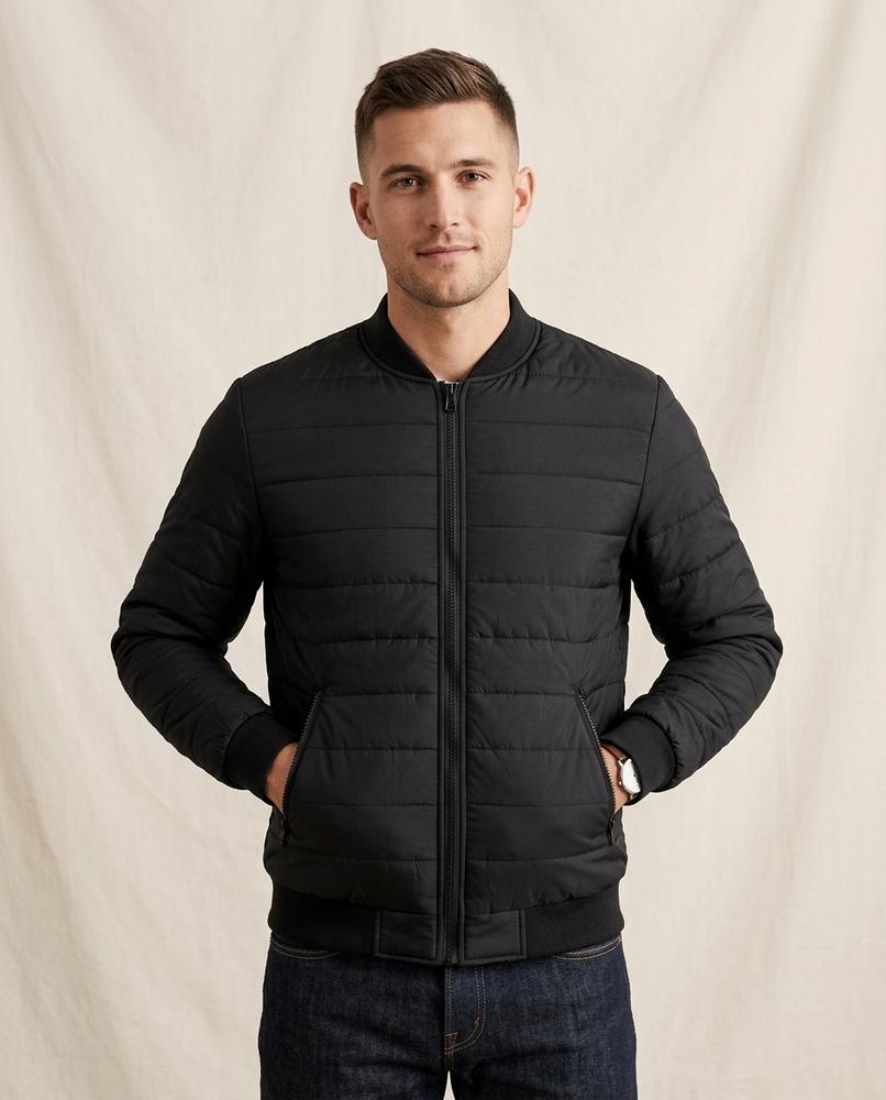 Lands Fashion - Euluv | Quilted Padded Jacket Men