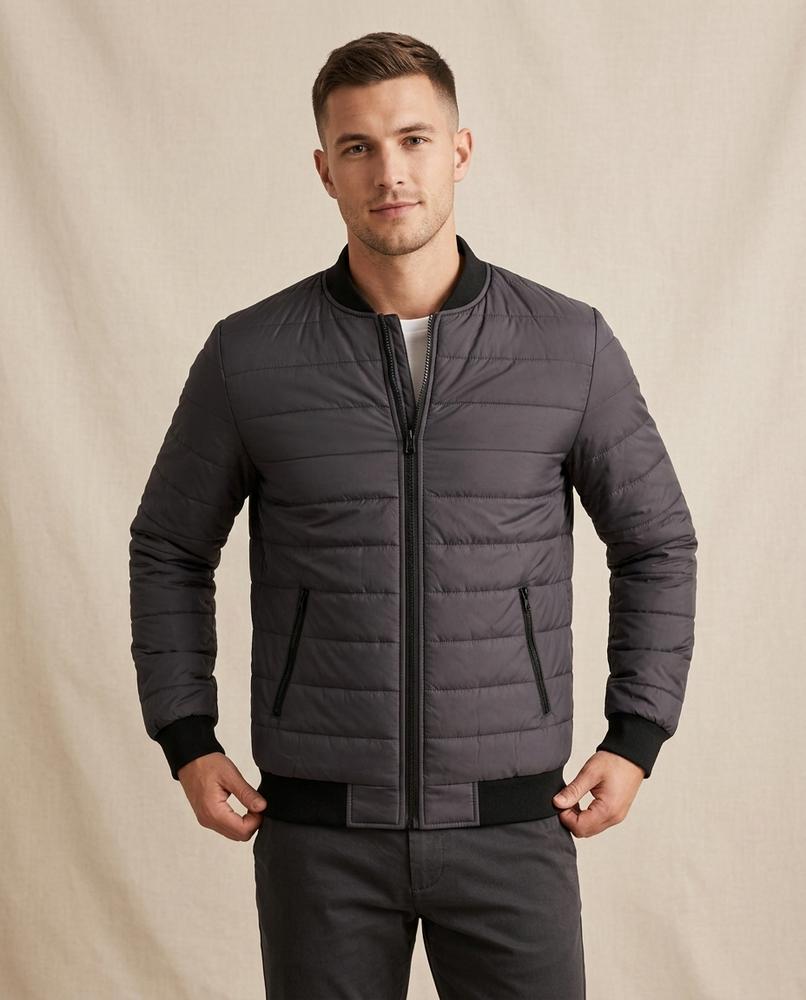 Lands Fashion - Euluv | Quilted Padded Jacket Men