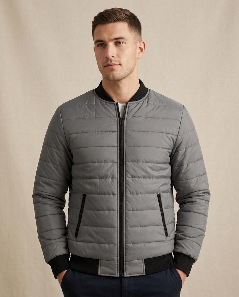 Lands Fashion - Euluv | Quilted Padded Jacket Men