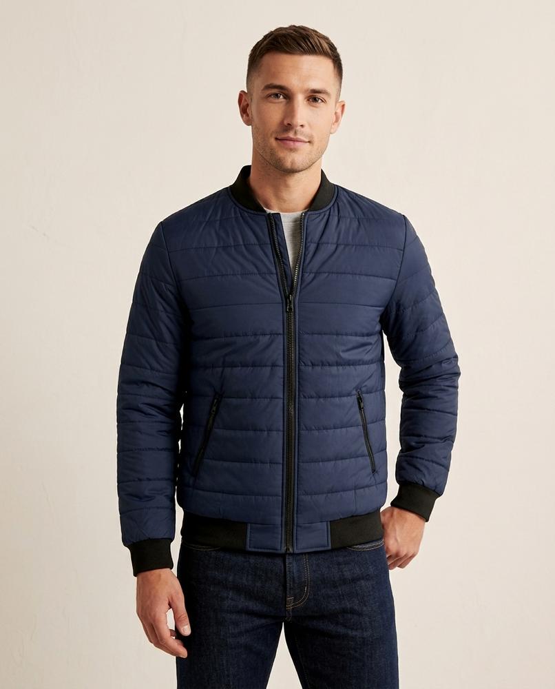 Lands Fashion - Euluv | Quilted Padded Jacket Men