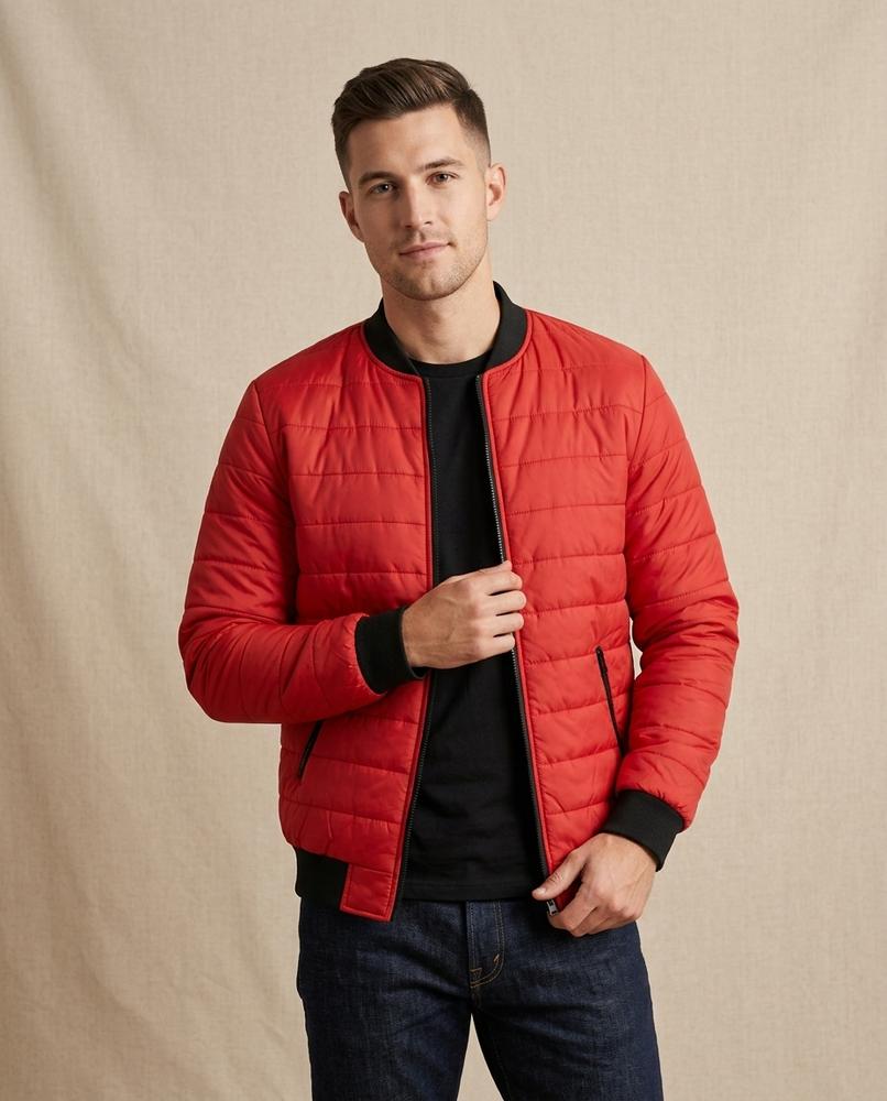 Lands Fashion - Euluv | Quilted Padded Jacket Men